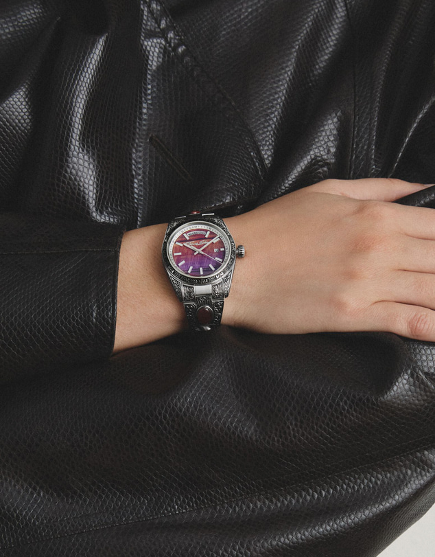THOMAS SABO - Women's Western-Style Watch with Red Tiger's Eye, Stainless Steel