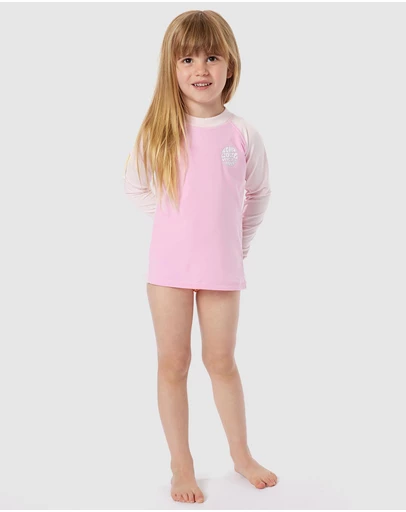 Rip Curl - Icons Uv Brushed LS Rash Vest - Kids