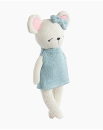 Living Textiles - Knitted Animal Toy- Molly the Mouse