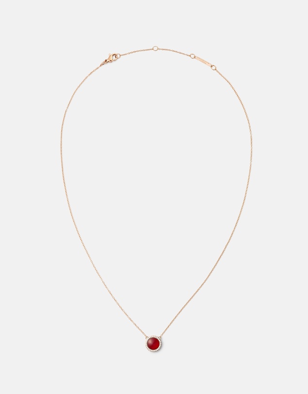 Daniel Wellington - Audrey Necklace Red Agathe