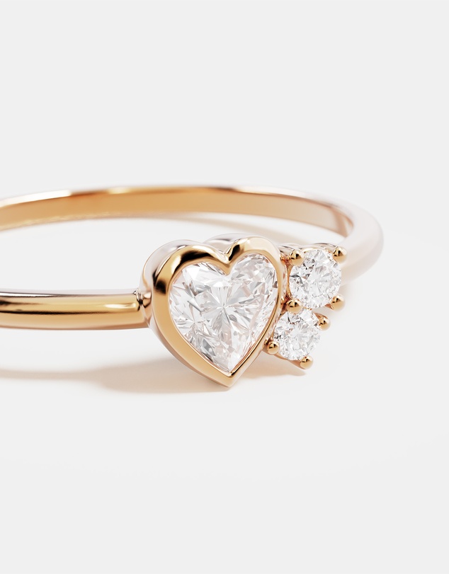 By Charlotte - Dream Lover Heart Ring