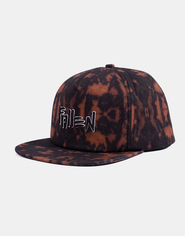 Fallen Footwear - Fallen Footwear Claw Hat Flat Visor 3D EVA Embroidery - Black Orange