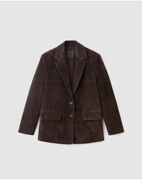 M.N.G - Straight Suede Jacket