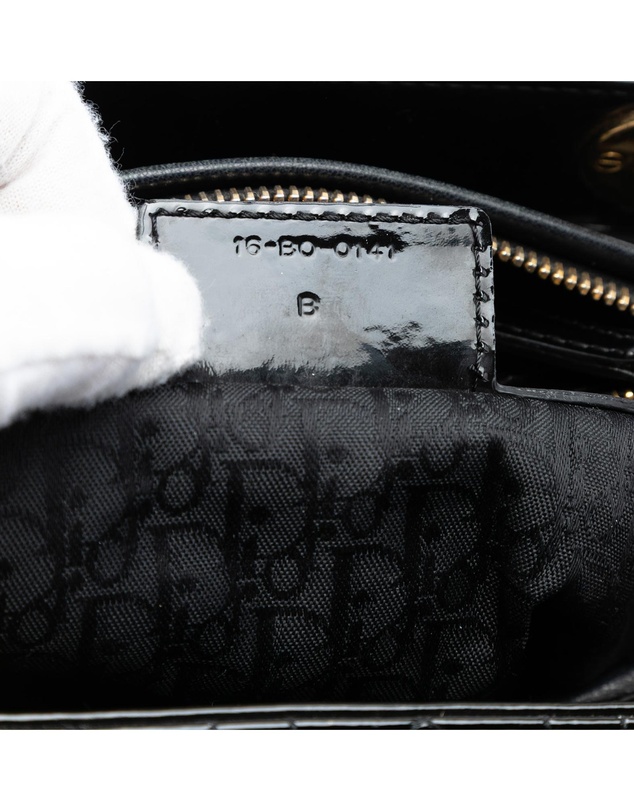 Pre-Loved by Azura Reborn - Pre-Loved Large Patent Cannage Lady Dior