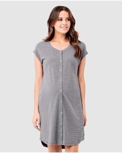 Ripe Maternity - Blake Organic Short Sleeve Nightie