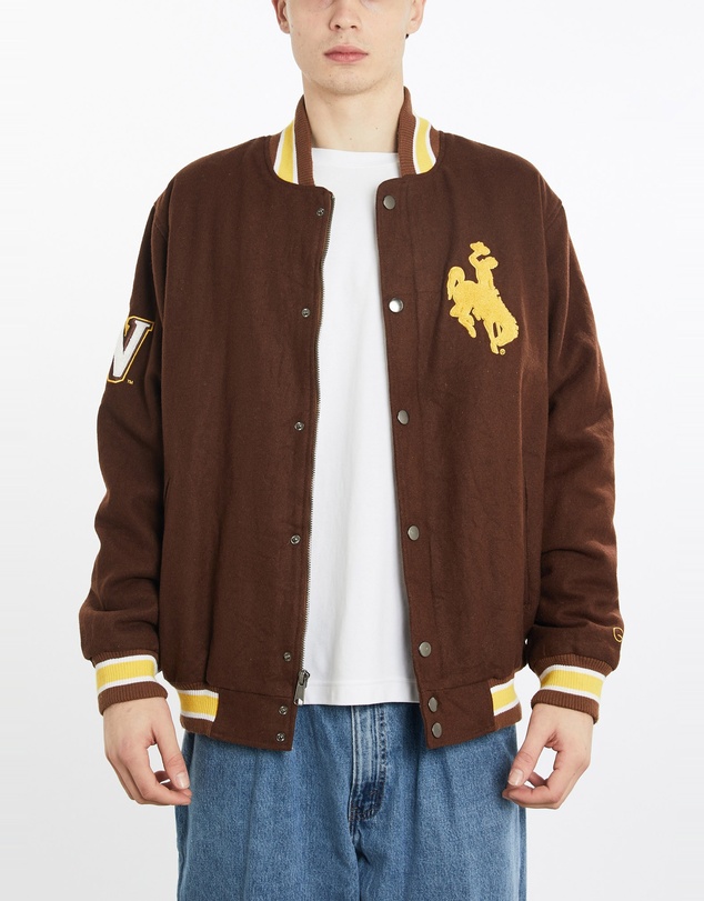 Vintage by The Real Deal - Pre Loved - Vintage University Of Wyoming Varsity Jacket