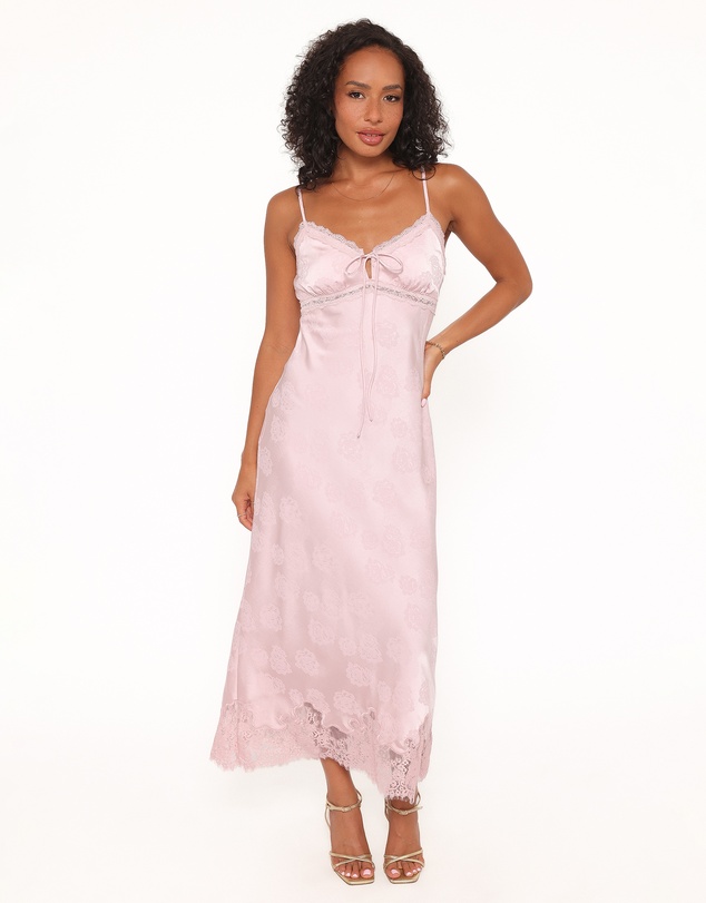 Petal & Pup - Melita Lace Maxi Dress - Pink