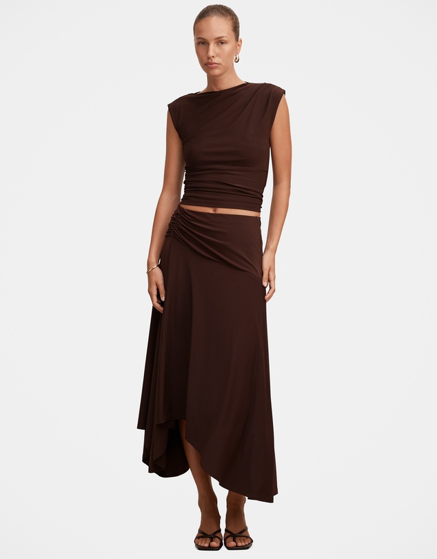 Forever New - Ariel Godet Hanky Hem Skirt