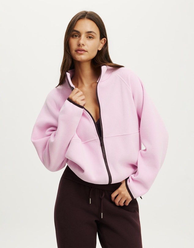 Cotton On Body Active - Polar Fleece Raglan Jacket