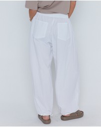 ALEXANDRA - Rem Pants White