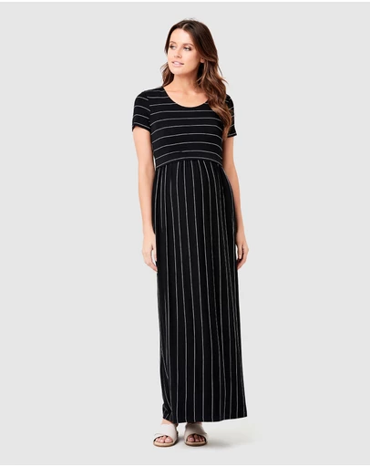 Ripe Maternity - Maxi Crop Top Nursing Dress