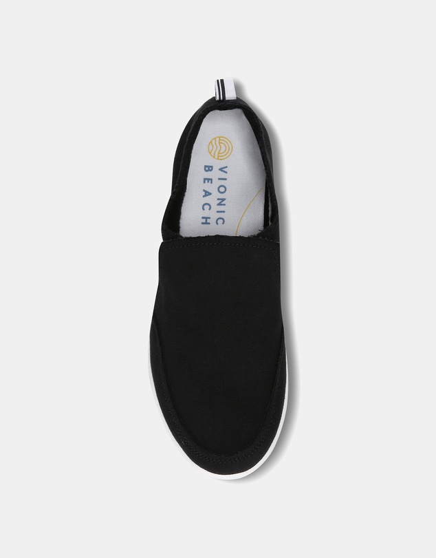 Vionic - Malibu Slip-On Sneaker - Black Canvas