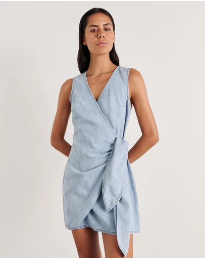 Jag - Loe Wrap Mini Dress
