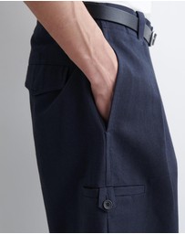 COS - Cotton-Blend Barrel-Leg Utility Trousers
