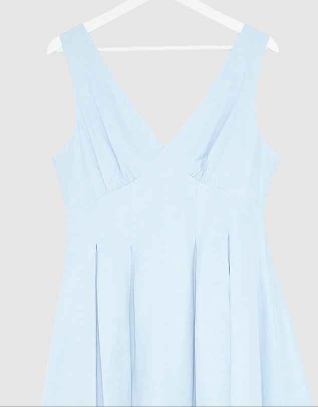 Revibe - Repaired AERE Nylah V-Neck Midi Dress - AU 12