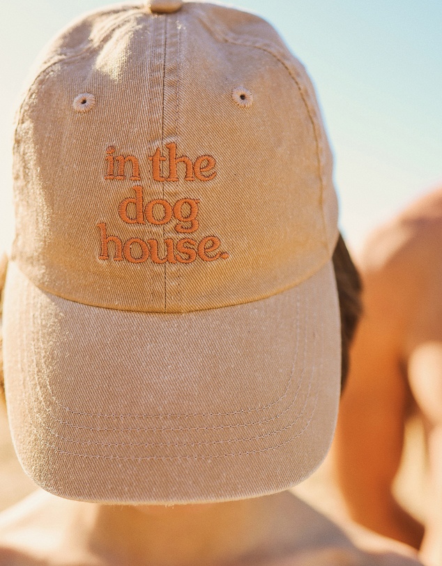 Skwosh - Kids Dog House Cotton Cap in Brown