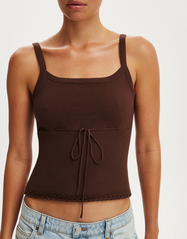 Cotton On - Ruffle Hem Knit Cami