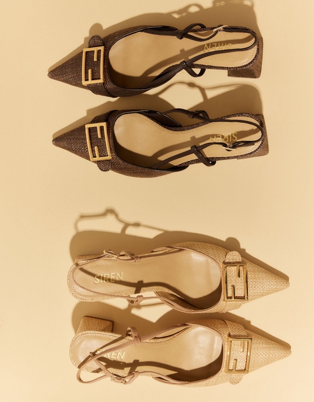 Siren - Yass Sling Back Block Heels