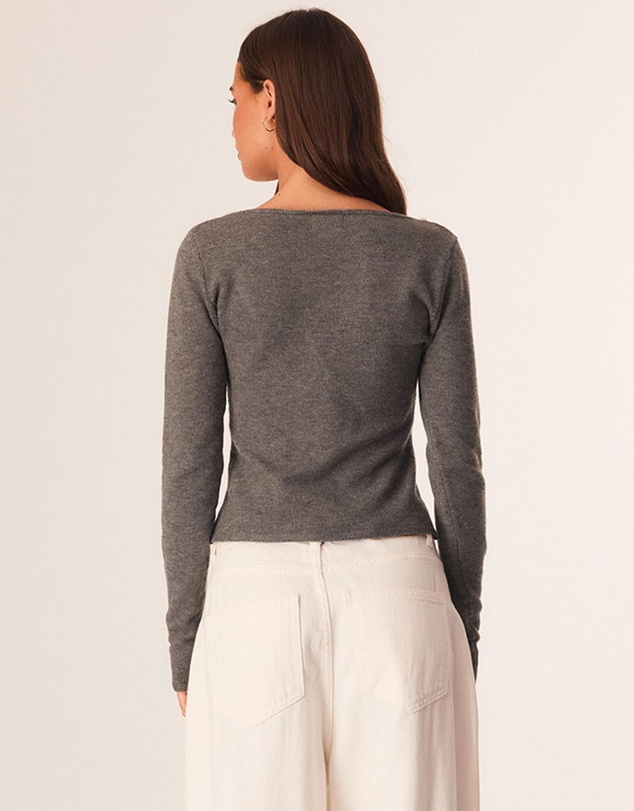 SNDYS - Danie Lace Knit Top