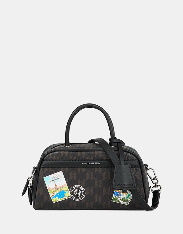 Karl Lagerfeld - Ikon Monogram Small Top-Handle Bag