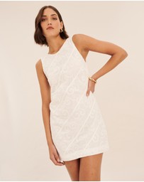 AERE - Bella Broderie Mini Dress