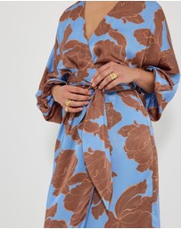 Pasduchas - Lucent Wrap Midi Dress