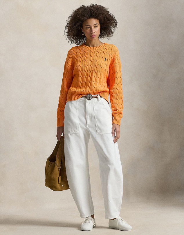 Polo Ralph Lauren - Cable-Knit Cotton Crewneck Sweater