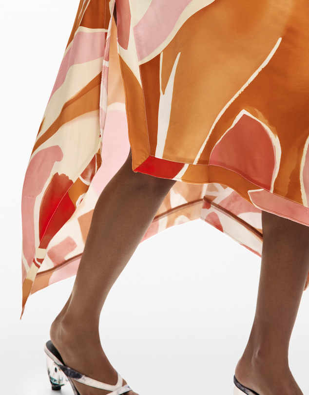 Desigual - Asymmetric petal skirt