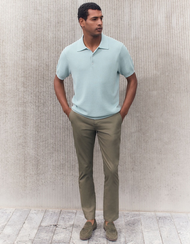 Trenery - Regular Fit Chino Pant in Hunter Green