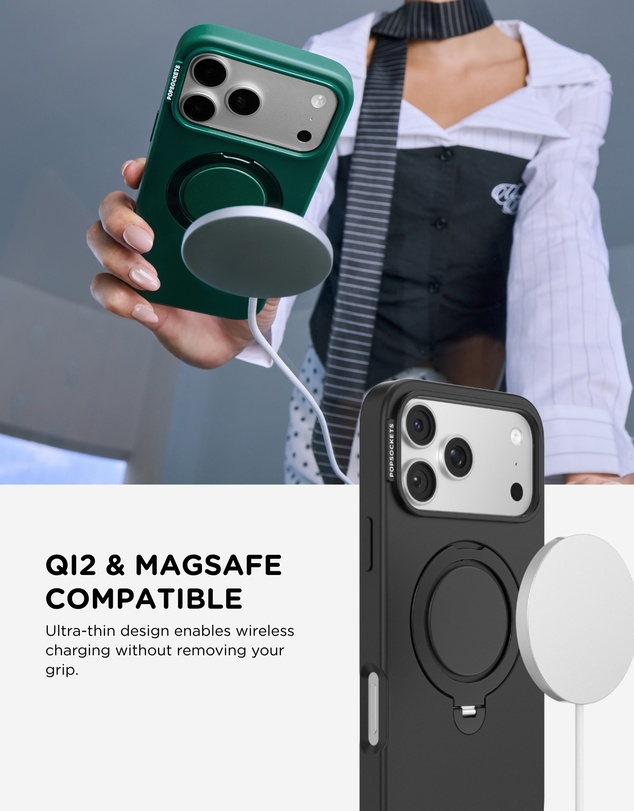 PopSockets - PopCase LowPro MagSafe Protective Phone Case for iPhone 17 / 18 Pro