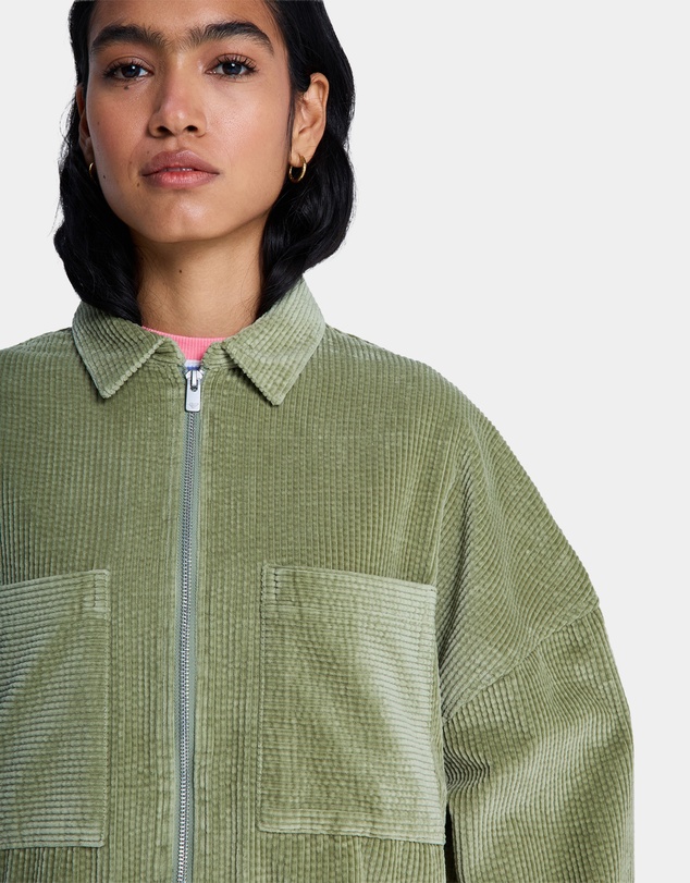 Roxy - Womens Chilled Out Washed Cord Long Sleeve Shirt
