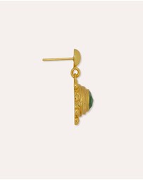 Ottoman Hands - Zand Emerald Drop Earrings