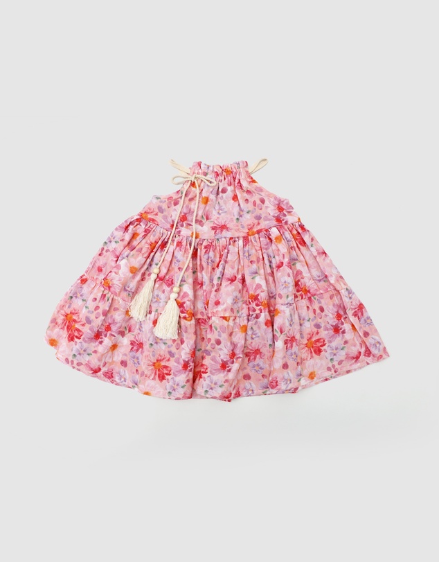 WITH LOVE FOR KIDS - Cotton Muslin Dress - Babies - Kids