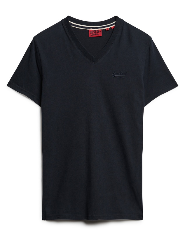 Superdry - Essential Logo Embroidered Vee Slim Fit Tee