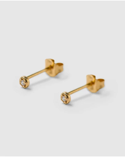 Brie Leon - 14k Esther Diamond Studs