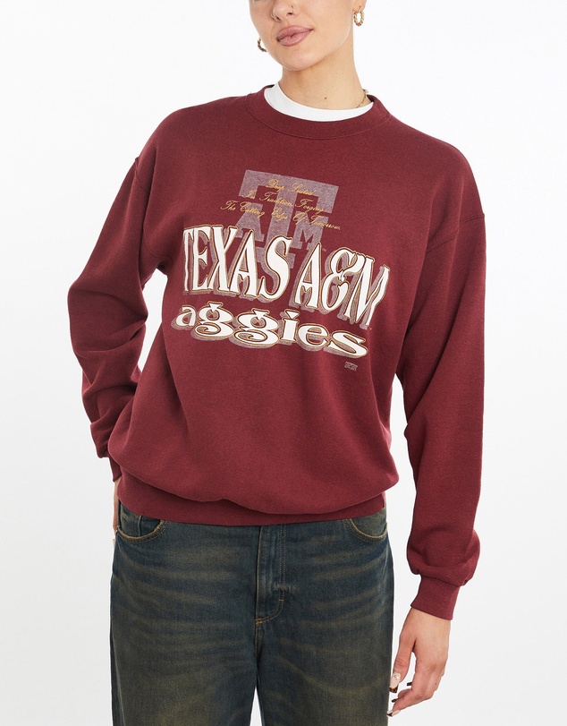 Vintage by The Real Deal - Pre Loved - Vintage 90s NCAA Texas A&M Aggies Sweatshirt