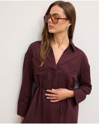 The Fated - Clementine Mini Shirt Dress