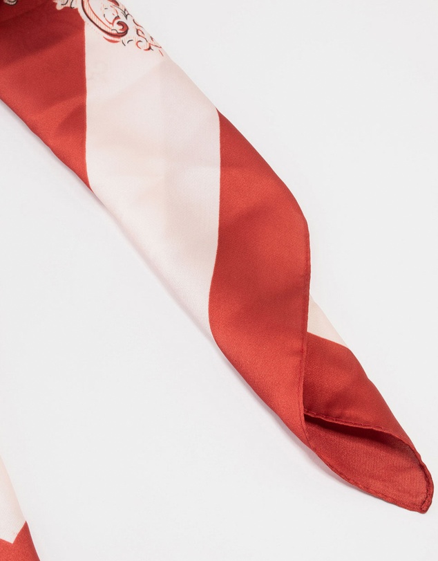 Lovisa - Red & White Regal Print Fabric Scarf