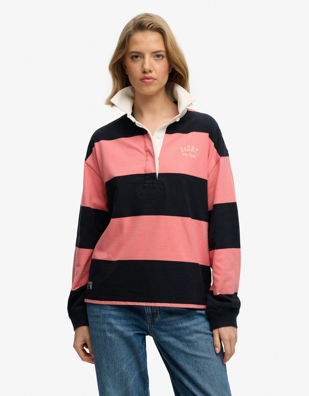 Superdry - Heritage Stripe Rugby Top