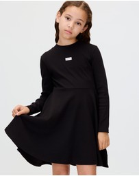 Calvin Klein Jeans - Girls Ribbed Long Sleeve Dress