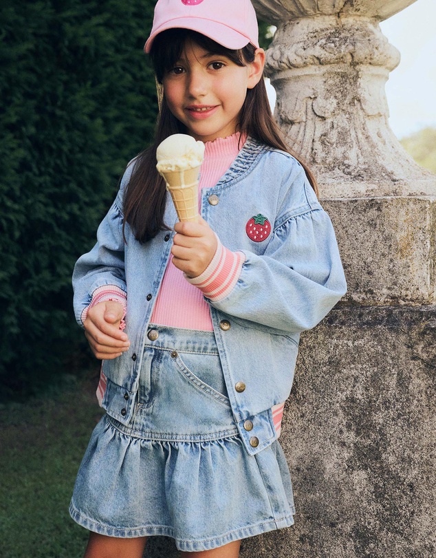 Huxbaby - Dreamy Denim Frilly Skirt - Kids