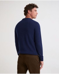 Oxford - Crew Neck Pure Merino Wool Pullover