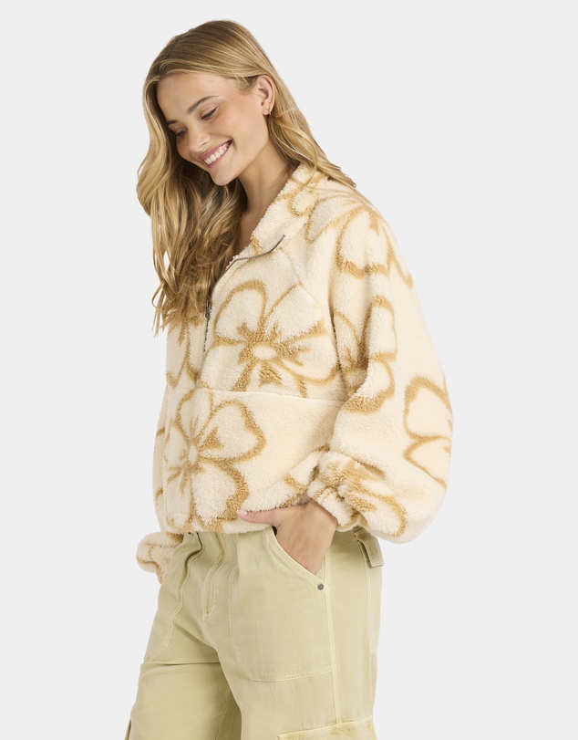 Billabong - Womens Last Time Mock Neck Fleece Top
