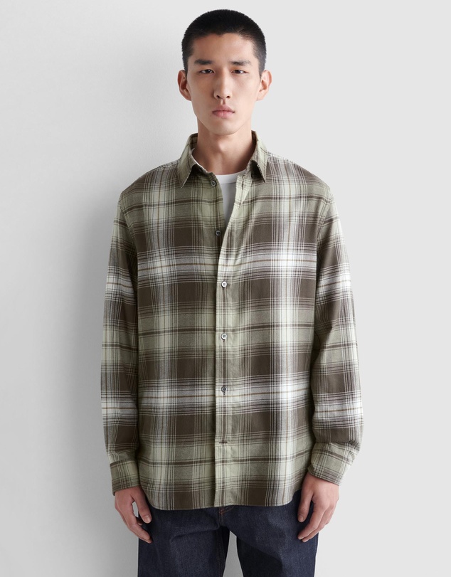 COS - Checked Pima Cotton Shirt