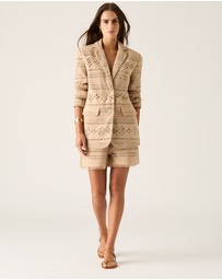 MOS The Label - Daniela Textured Blazer