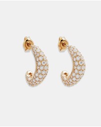 By Charlotte - Crystal Wave Hoops
