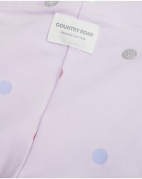 Country Road - Organically Grown Cotton Blend Spot Legging