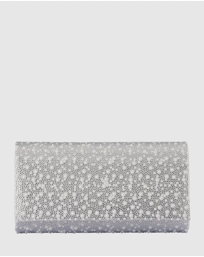 Olga Berg - Danna Crystal And Pearl Clutch