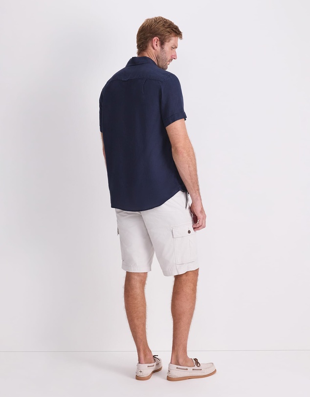 Sportscraft - Short Sleeve Linen Shirt
