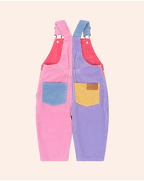 Huxbaby - Colour Block Cord Overalls - Babies-Kids